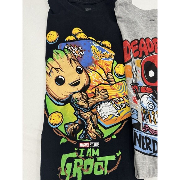 Funko POP! Tee Marvel Bundle Of 5 Tshirts 80th Anniv. Men’s Large - Picture 6 of 7